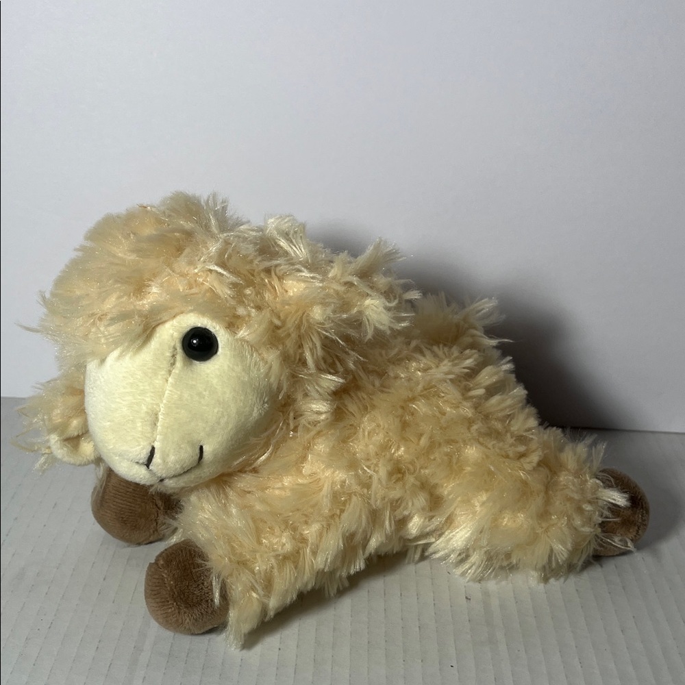 Fluffy Cream Sheep Plush Toy